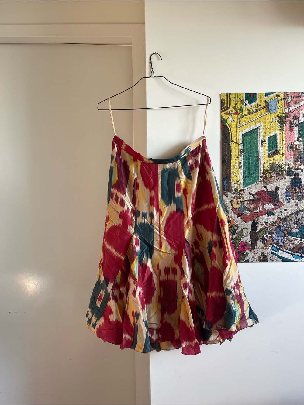 Colorful Tie-Dye silk midi skirt  from Ralph Lauren - Picture 2 of 3